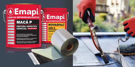 Productos complementarios de impermeabilización